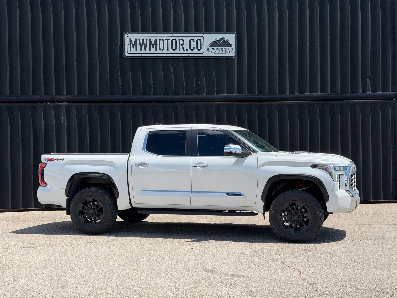 Pearl 2024 Toyota Tundra Hybrid Pickup Truck Four-Wheel Drive Automatic