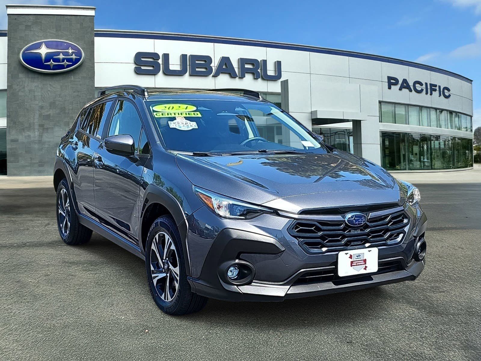 Magnetite Gray Metallic 2024 Subaru Crosstrek Premium AWD SUV / Crossover All-Wheel Drive Continuously Variable Transmission