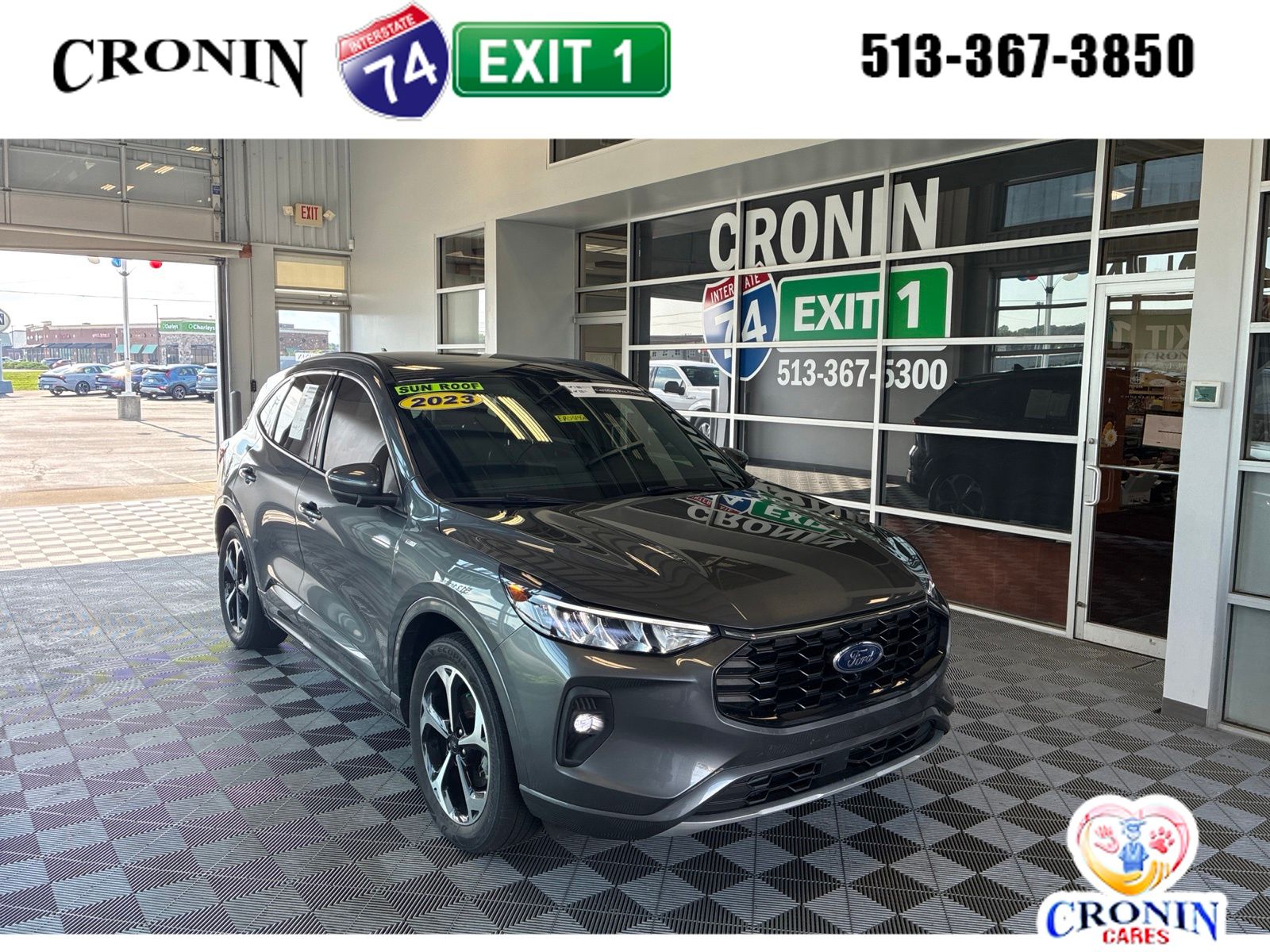 Carbonized Gray Metallic 2023 Ford Escape SUV / Crossover All-Wheel Drive 8-Speed Automatic