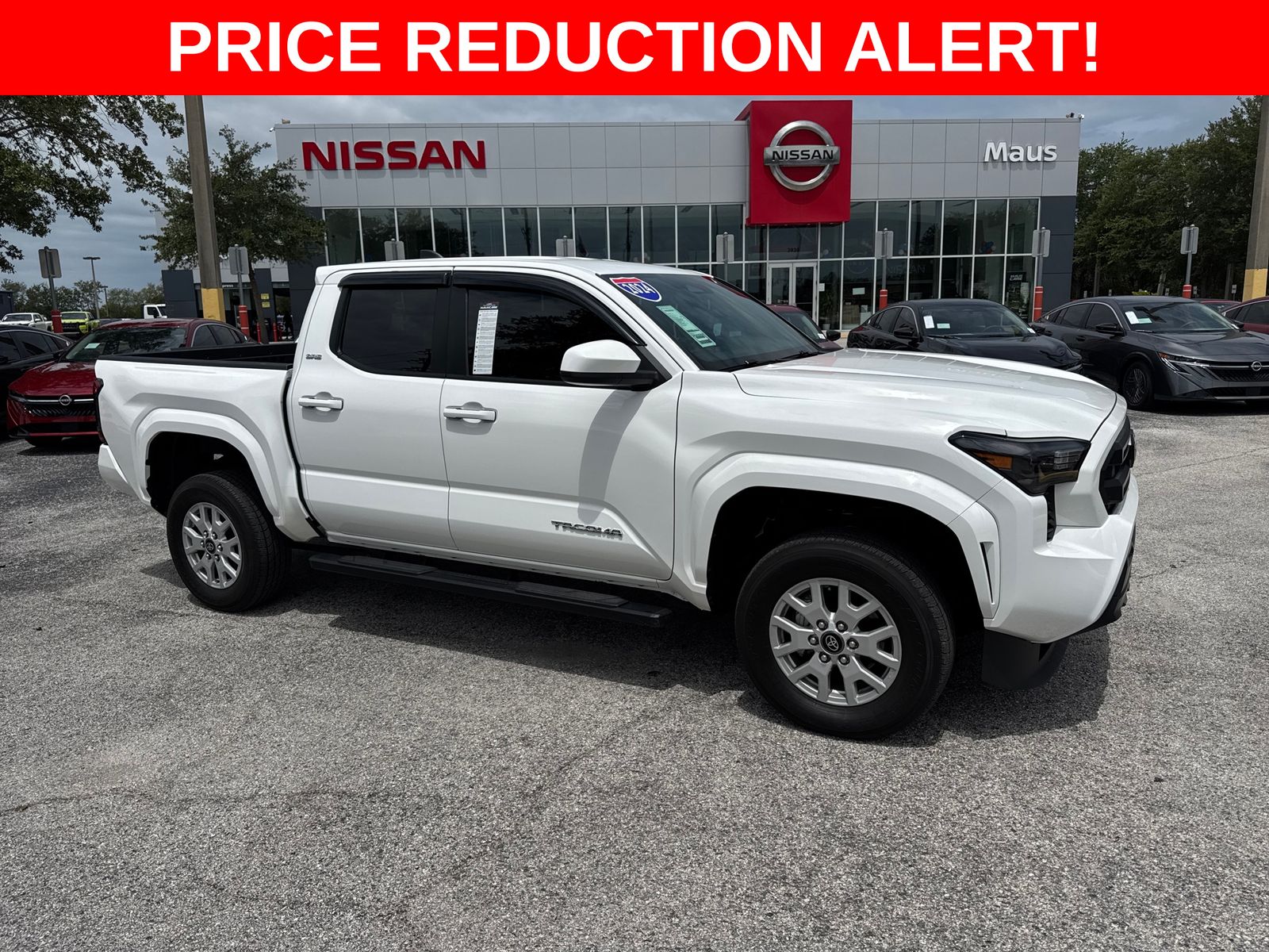 Ice Cap 2024 Toyota Tacoma Pickup Truck Four-Wheel Drive 8-Speed Automatic