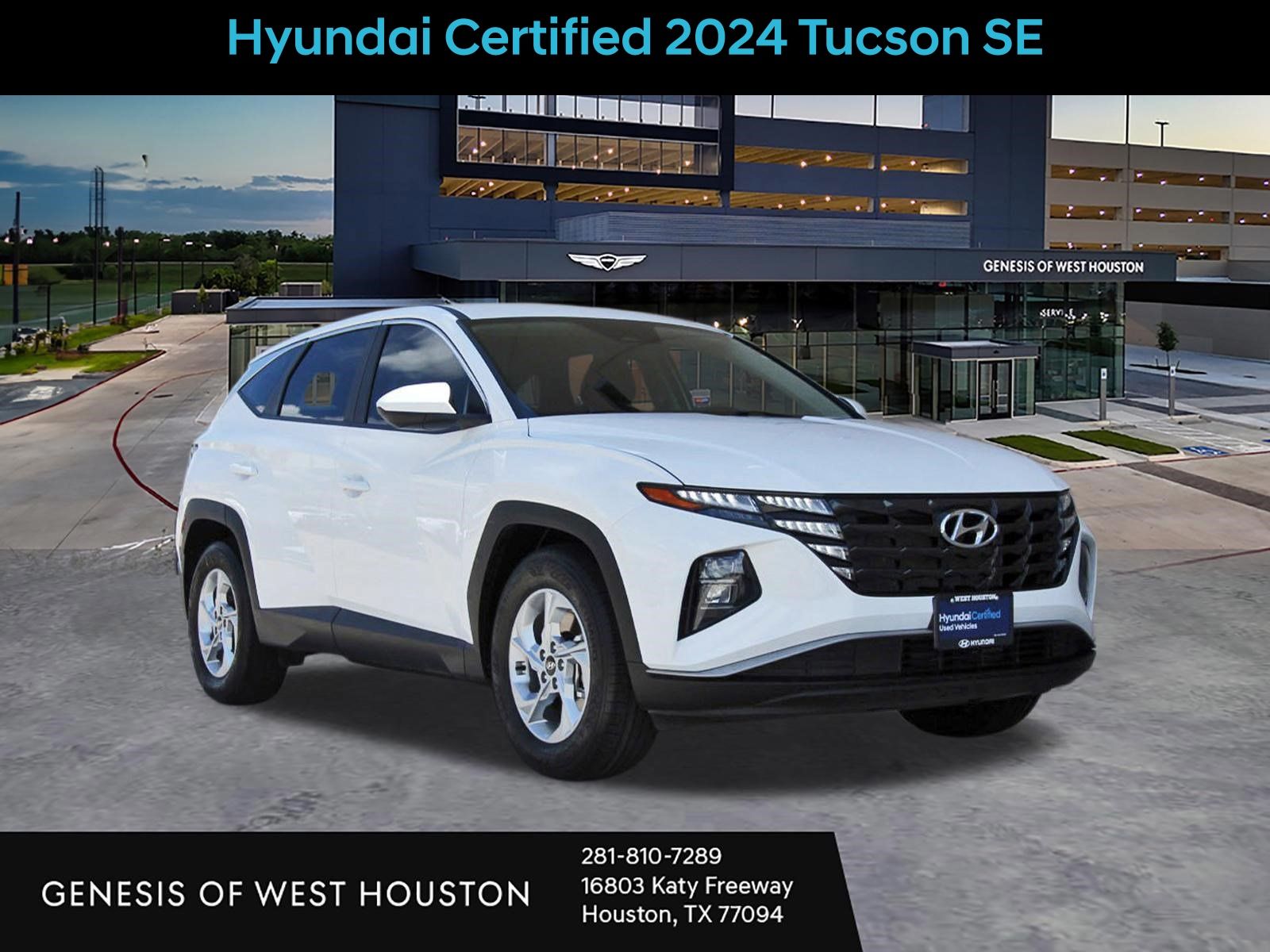 White Pearl 2024 Hyundai Tucson SE FWD SUV / Crossover Front-Wheel Drive 8-Speed Automatic
