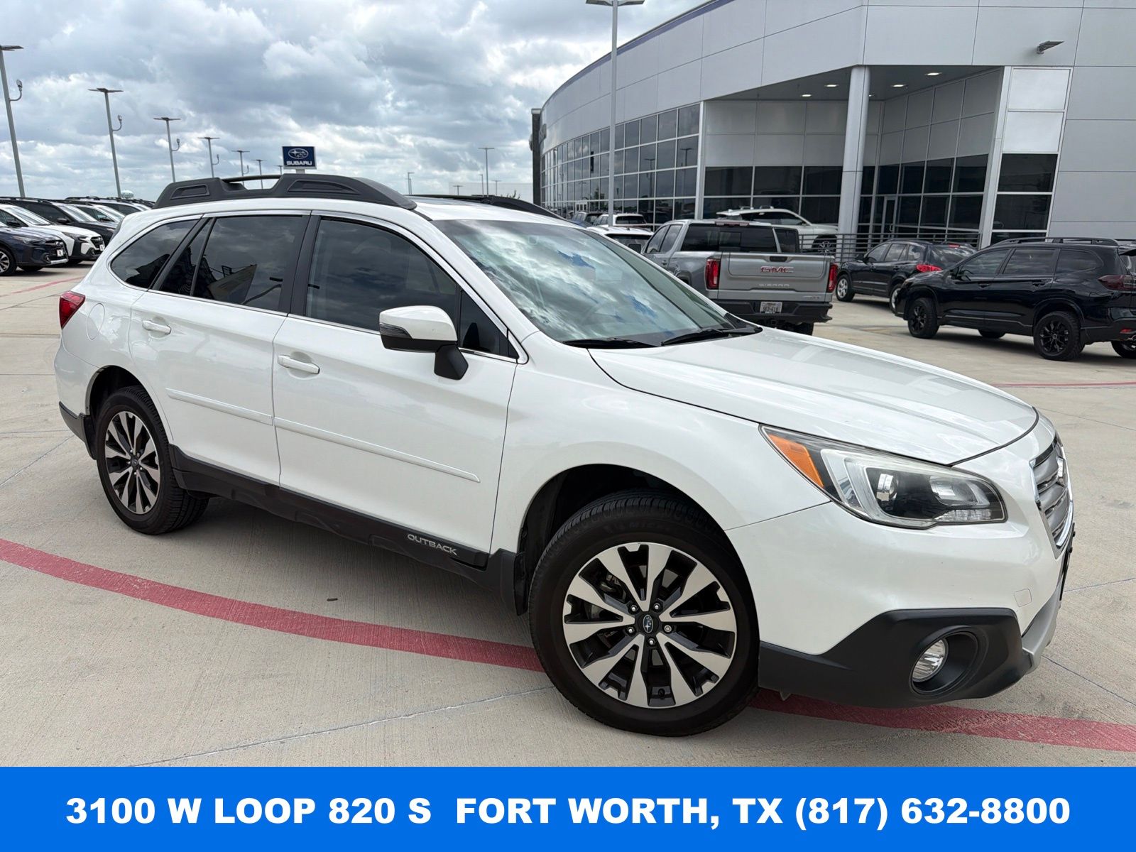 Crystal White Pearl 2016 Subaru Outback 3.6R Limited Wagon All-Wheel Drive Continuously Variable Transmission