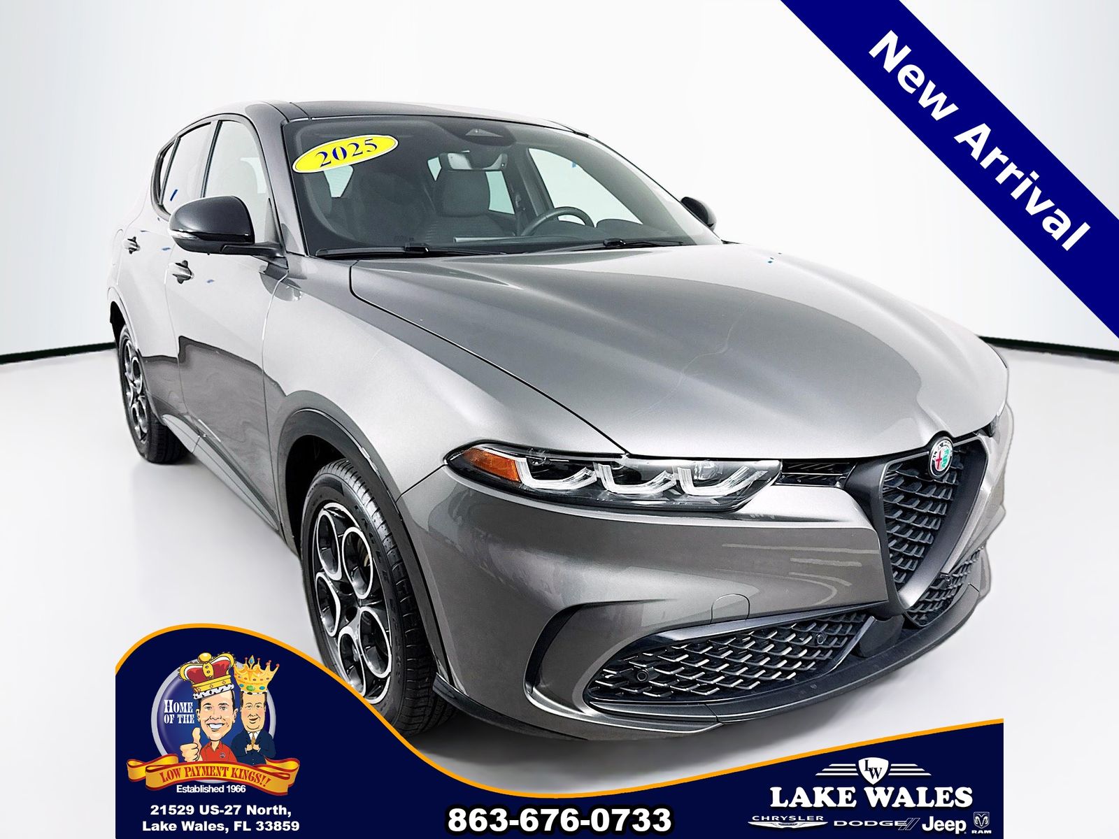 Grigio Ascari Metallic 2025 Alfa Romeo Tonale 9-Speed Automatic