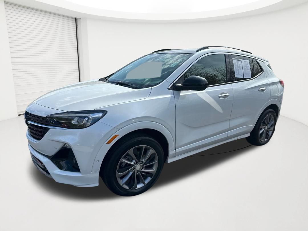 White Frost Tricoat 2021 Buick Encore GX SUV / Crossover All-Wheel Drive 9-Speed Automatic