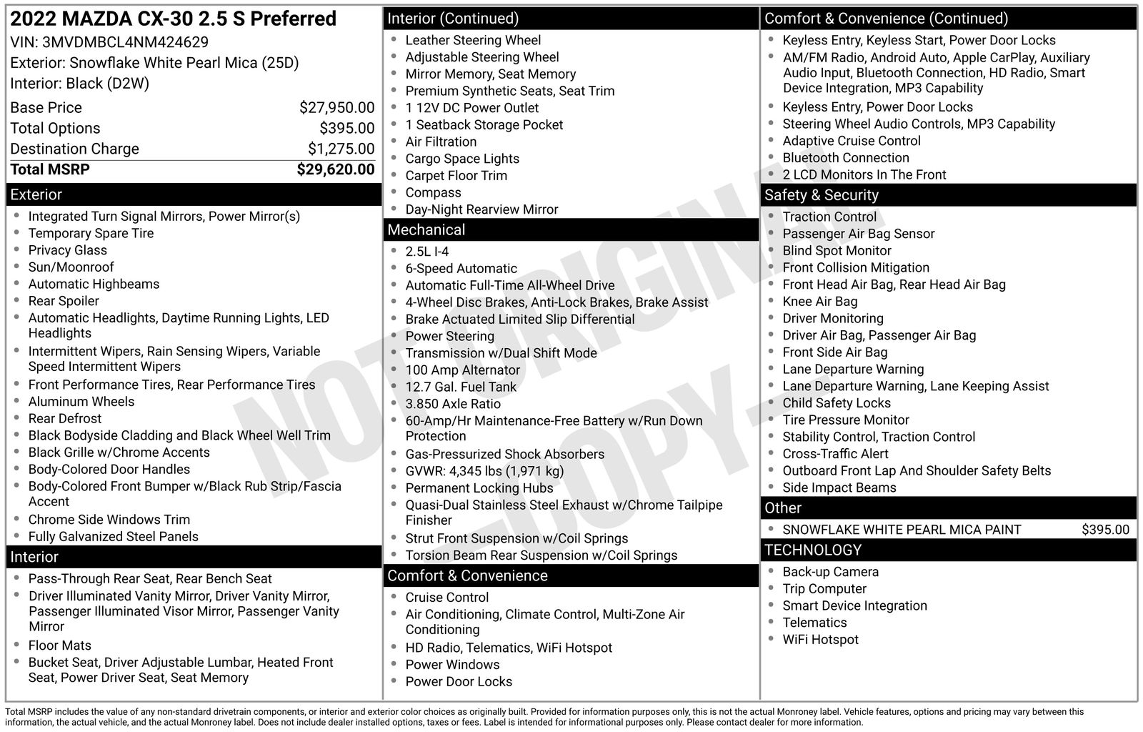 Used Car 2022 Mazda Cx-30  2.5 S Preferred Package For Sale Under $25,000 In Austin, Texas