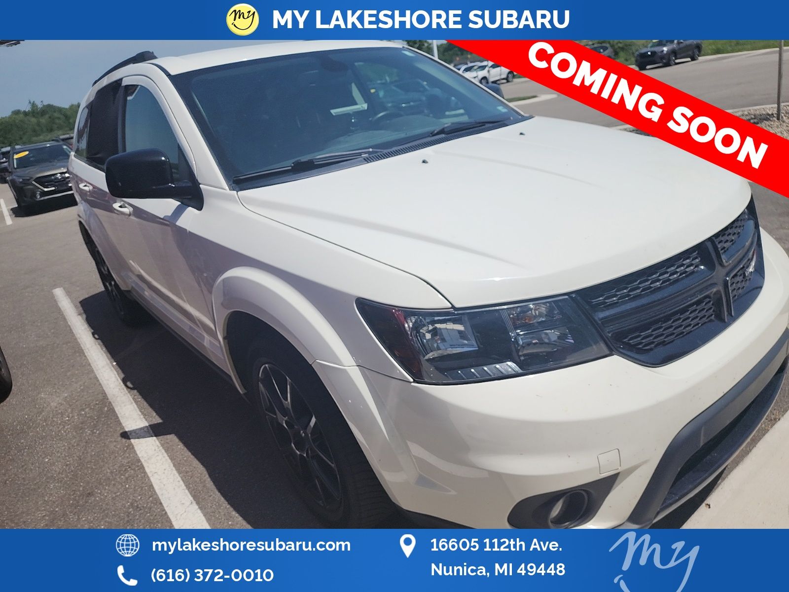 Vice White 2019 Dodge Journey SUV / Crossover Front-Wheel Drive 4-Speed Automatic