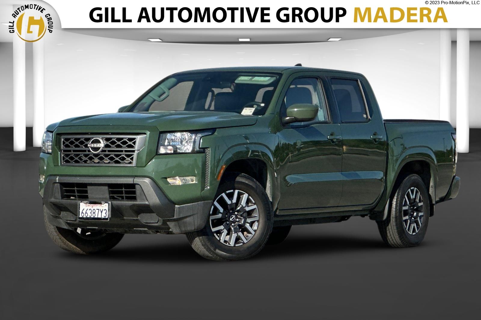 Tactical Green Metallic 2022 Nissan Frontier SV Crew Cab RWD Pickup Truck 4X2 9-Speed Automatic