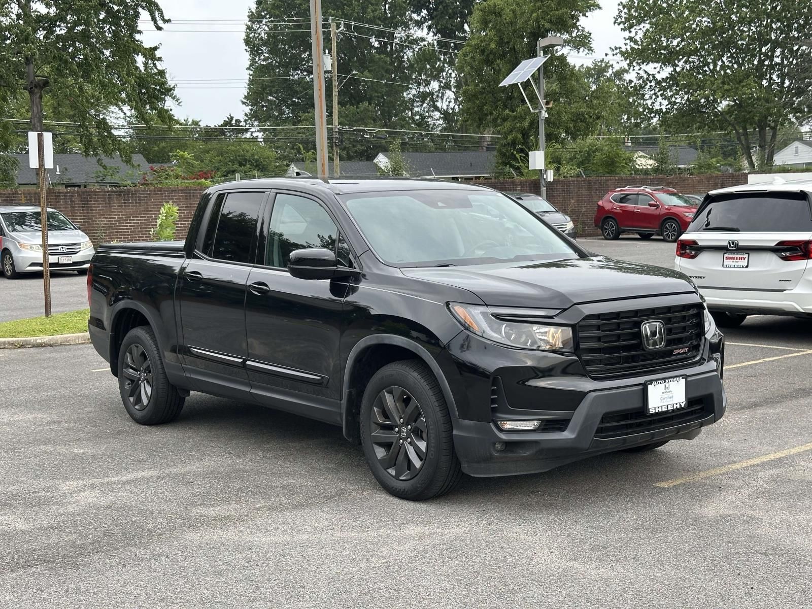 Crystal Black Pearl 2021 Honda Ridgeline Pickup Truck All-Wheel Drive 9-Speed Automatic