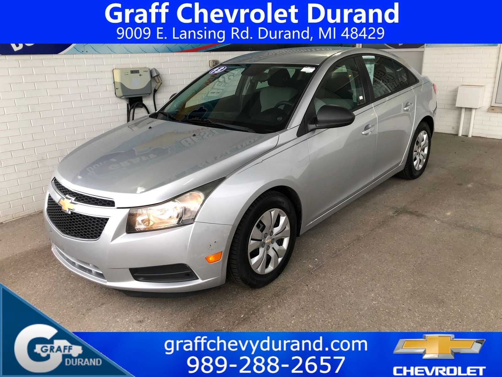 Silver Ice Metallic 2013 Chevrolet Cruze LS Sedan FWD Sedan Front-Wheel Drive 6-Speed Automatic Overdrive