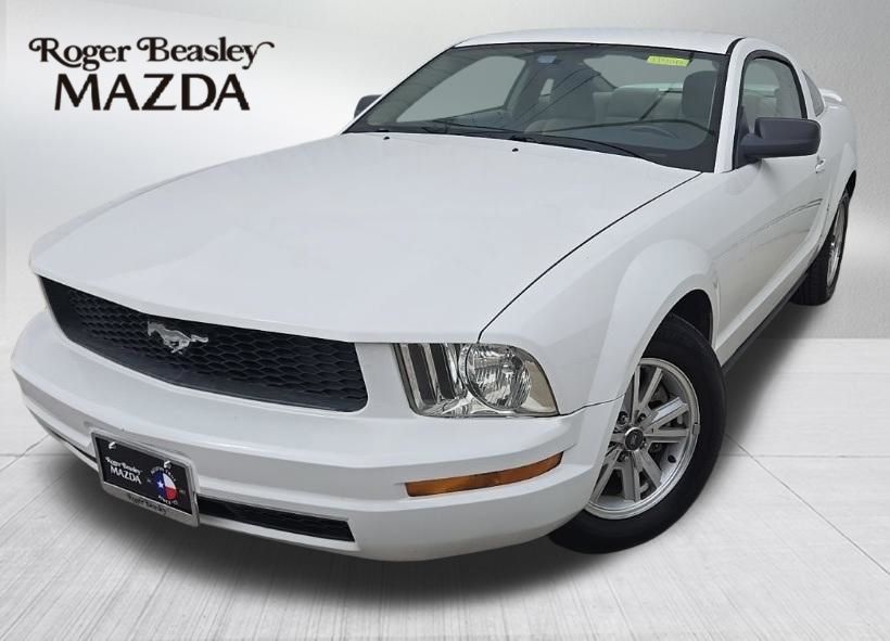 White 2006 Ford Mustang V6 Premium Coupe RWD Coupe Rear-Wheel Drive 5-Speed Automatic