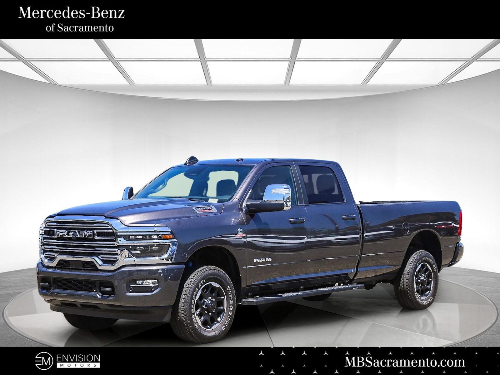 Gray (Granite Crystal Metallic Clearcoat) 2025 RAM 2500 Pickup Truck Four-Wheel Drive 8-Speed Automatic