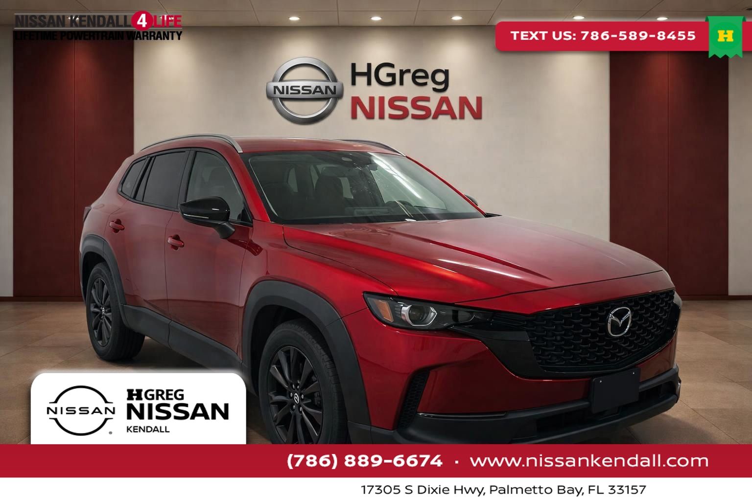 Soul Red Crystal Metallic 2024 Mazda CX-50 2.5 S Select AWD SUV / Crossover All-Wheel Drive 6-Speed Automatic