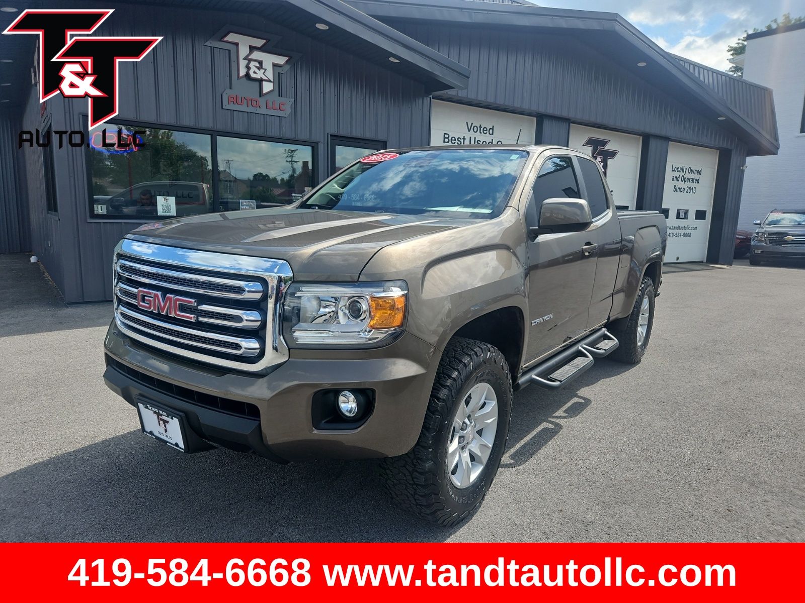 Bronze Alloy Metallic 2015 GMC Canyon Pickup Truck 4X2 6-Speed Automatic