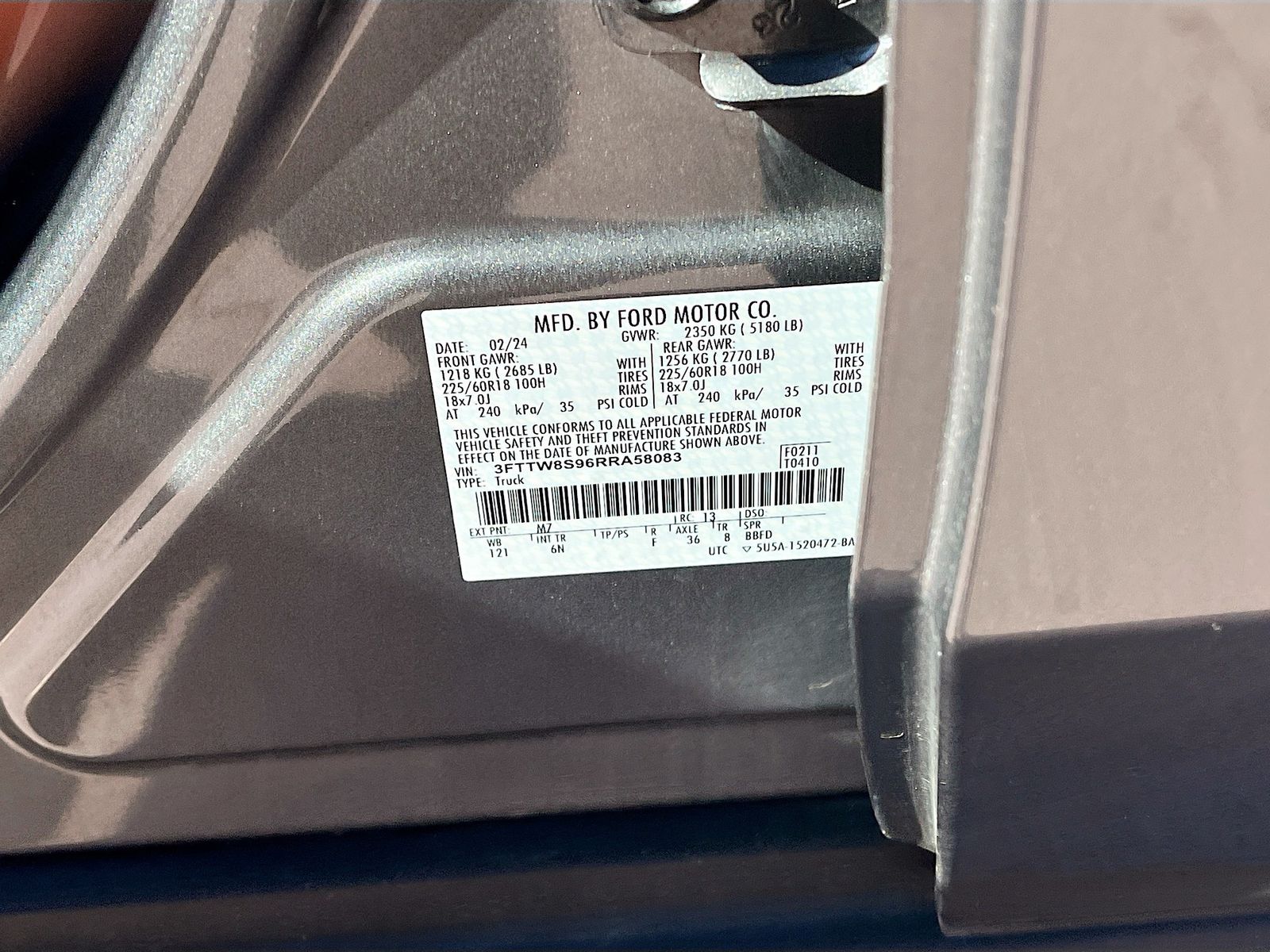 Used 2024 Gray Ford Lariat image 32