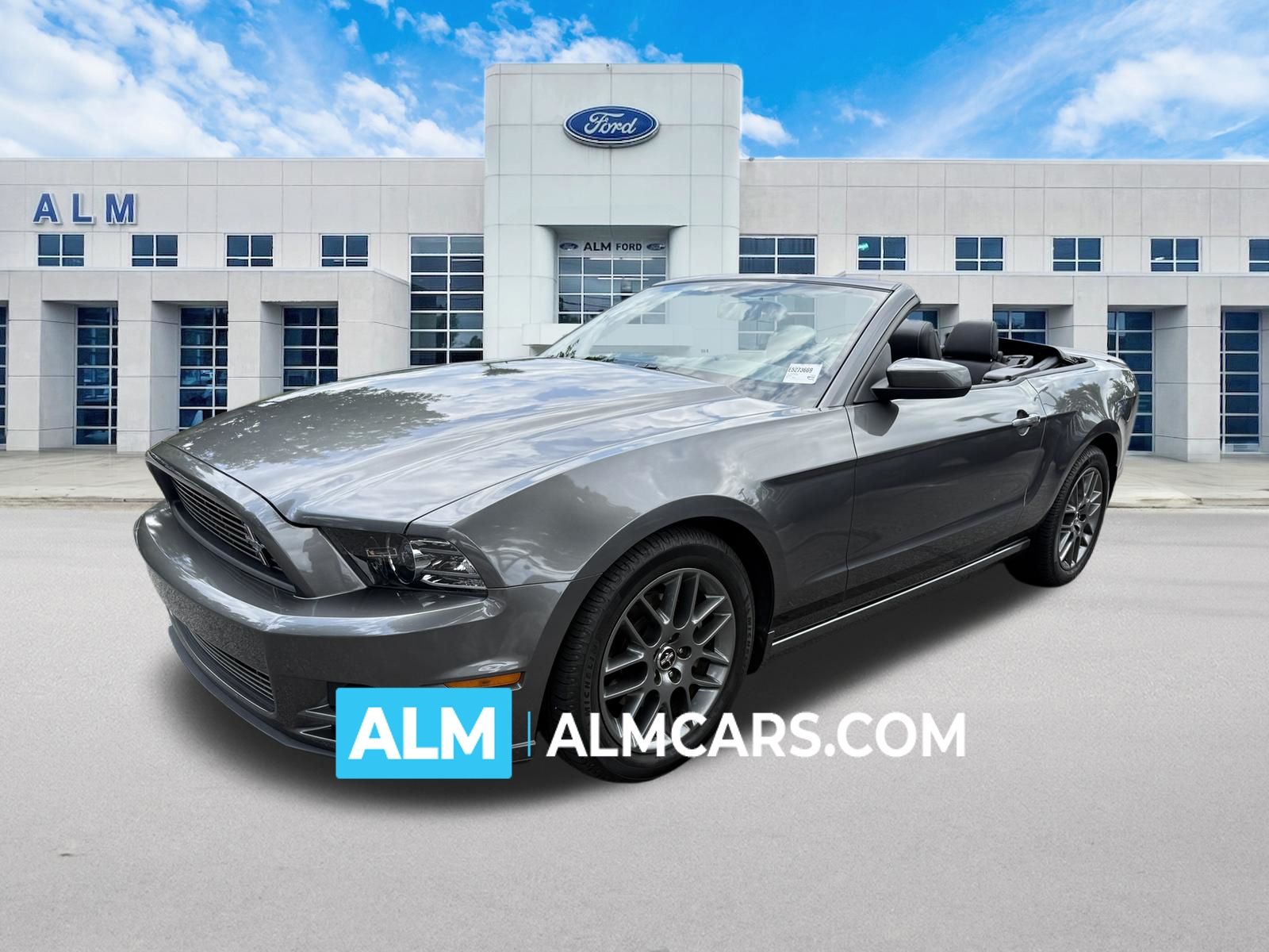 Sterling Gray Metallic 2014 Ford Mustang Convertible Rear-Wheel Drive 6-Speed Automatic