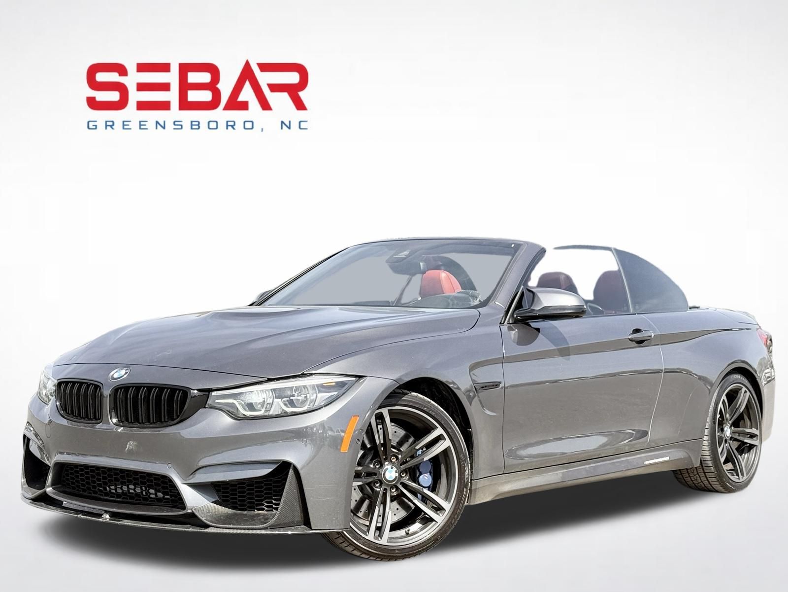 Gray (Mineral Grey Metallic) 2018 BMW M4 Convertible RWD Convertible Rear-Wheel Drive 7-Speed Automatic