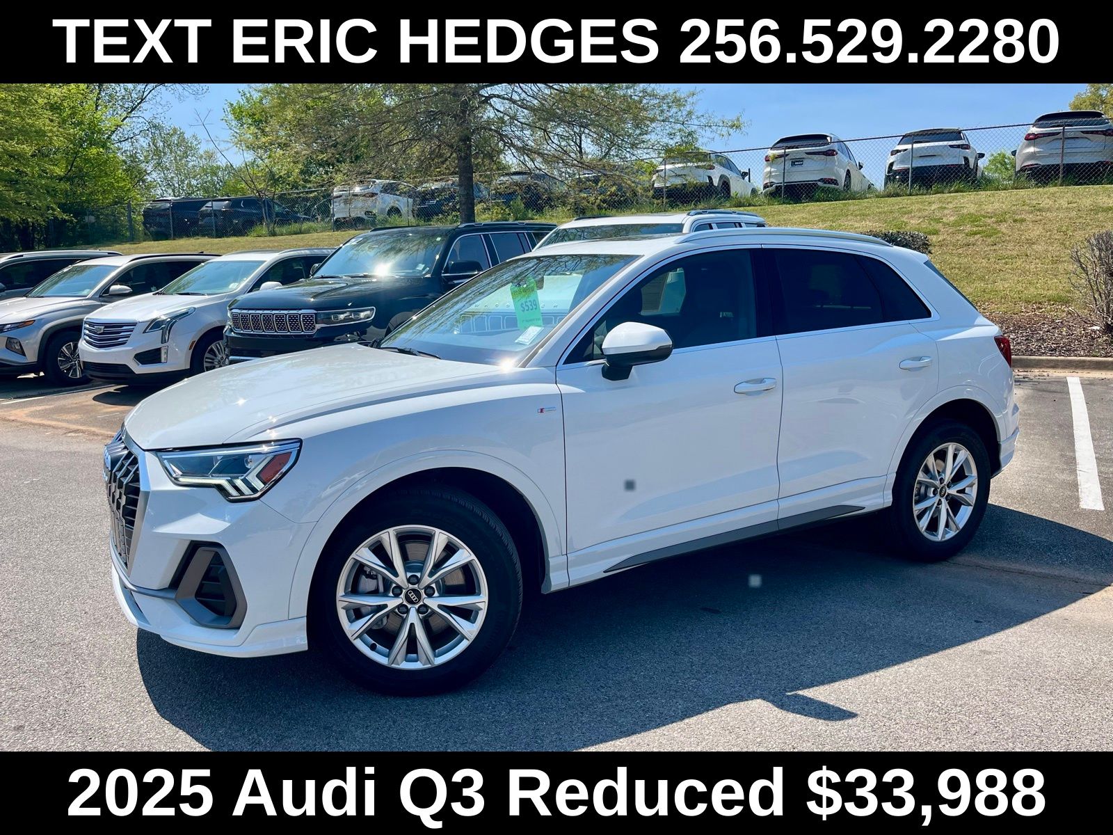 Glacier White Metallic 2025 Audi Q3 SUV / Crossover All-Wheel Drive 8-Speed Automatic