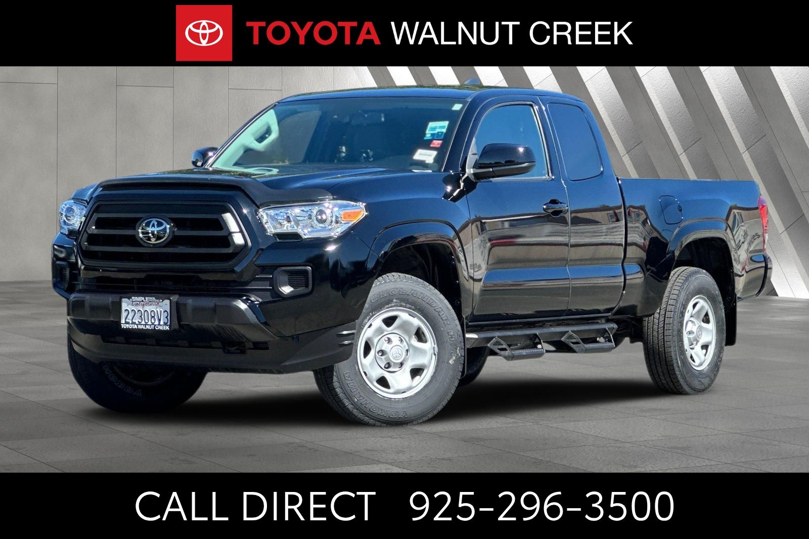 Black 2023 Toyota Tacoma Pickup Truck Four-Wheel Drive 6-Speed Automatic