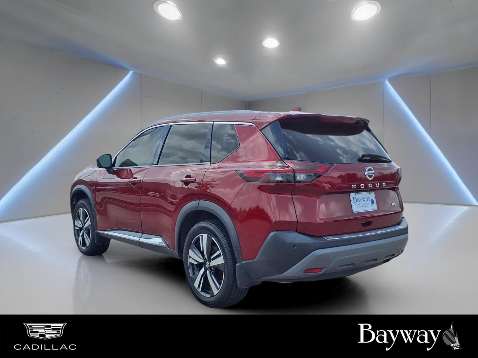 2021 Nissan Rogue SL Red at Central Houston Nissan