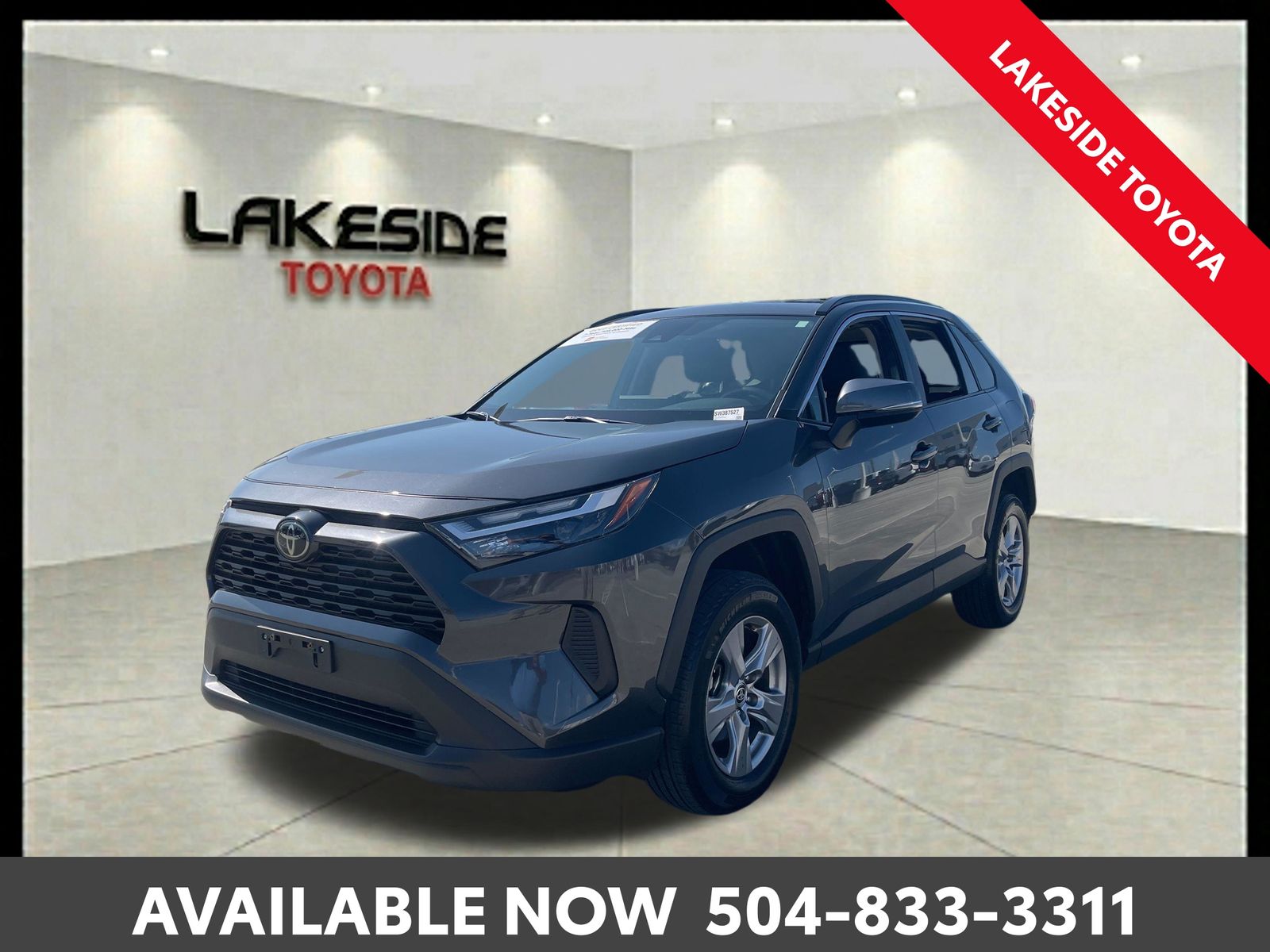 Magnetic Gray Metallic 2025 Toyota RAV4 SUV / Crossover Front-Wheel Drive 8-Speed Automatic