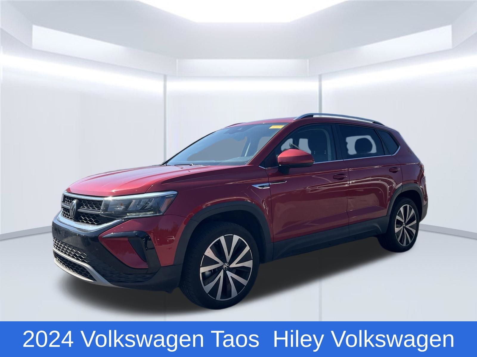 Kings Red Metallic 2024 Volkswagen Taos SUV / Crossover Front-Wheel Drive 8-Speed Automatic