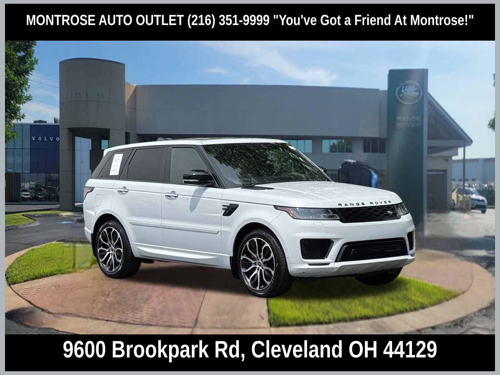 Yulong White Metallic 2019 Land Rover Range Rover Sport SUV / Crossover All-Wheel Drive 8-Speed Automatic