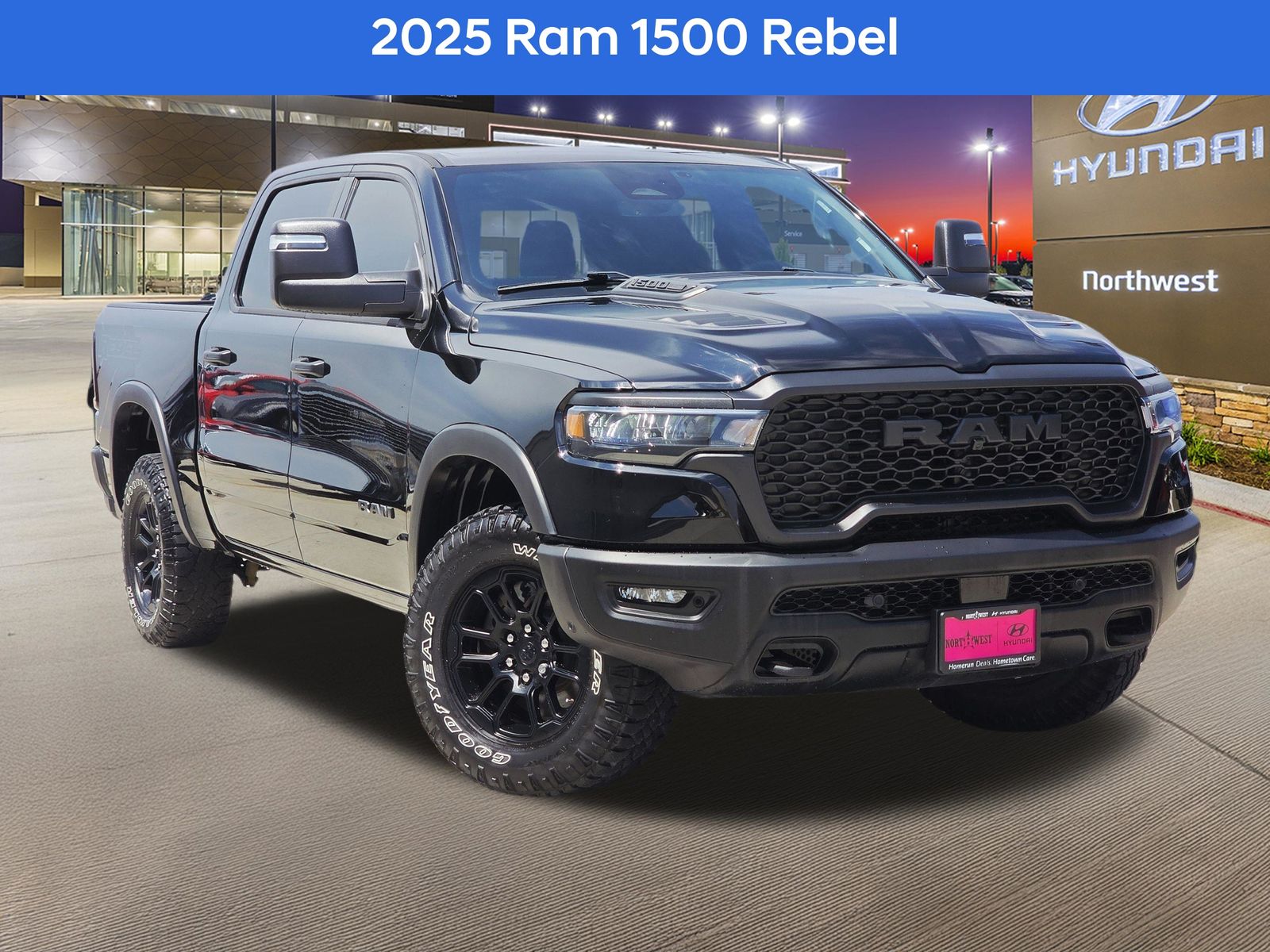2025 RAM 1500 Negro (Diamond Black) Camioneta Todo terreno 8 velocidades Automática