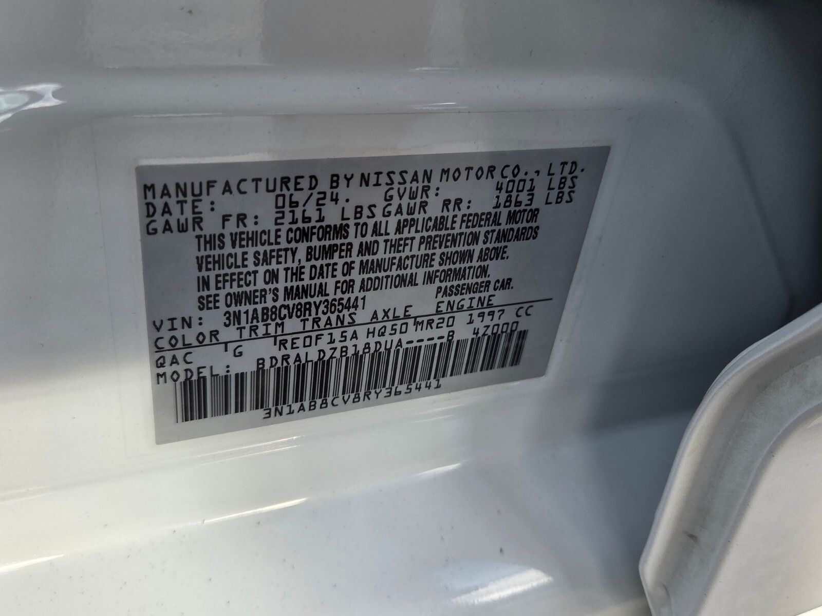 Used 2024 White Nissan SV image 19