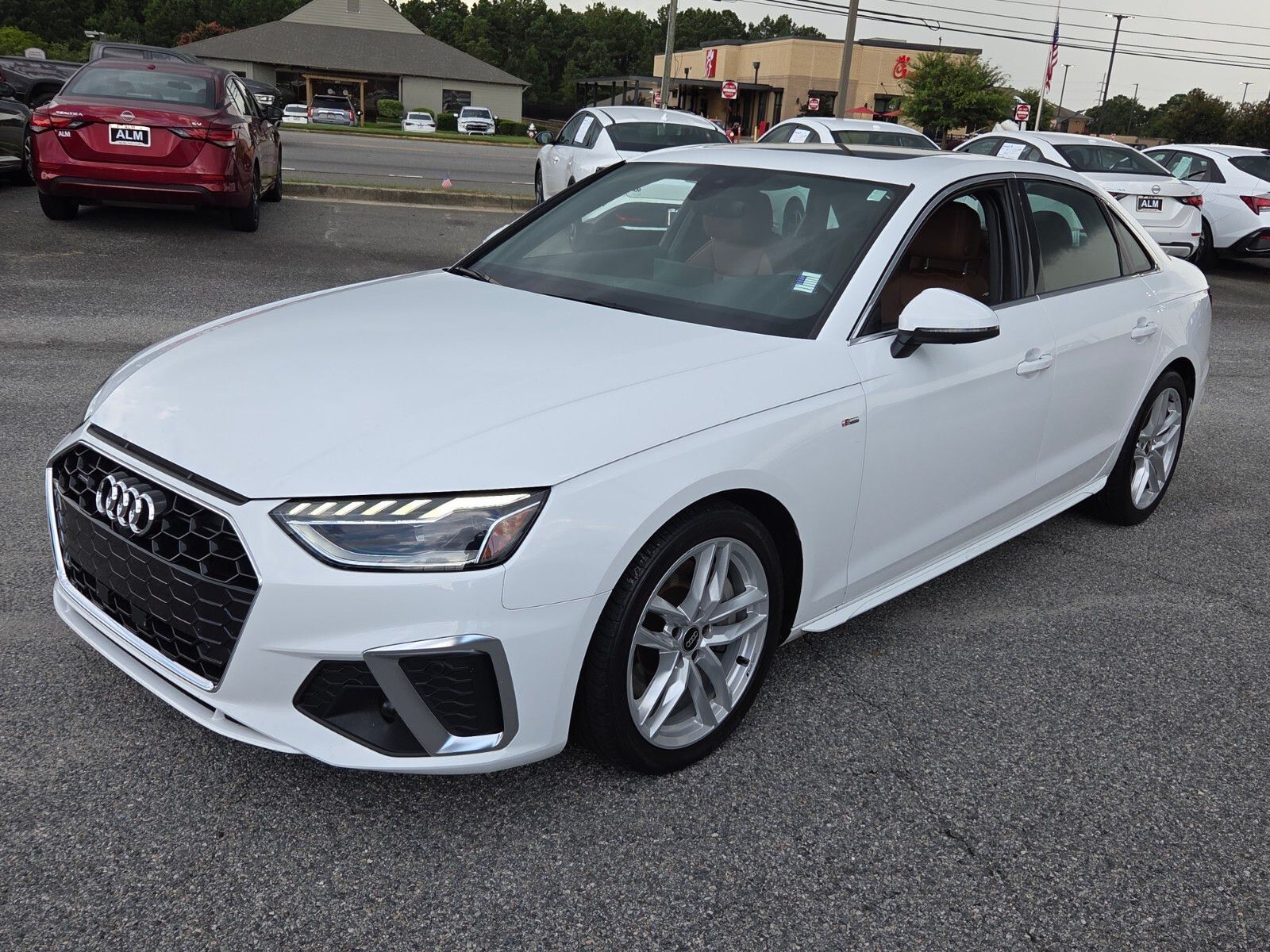 Used 2024 White Audi 45 S line Premium Plus image 3