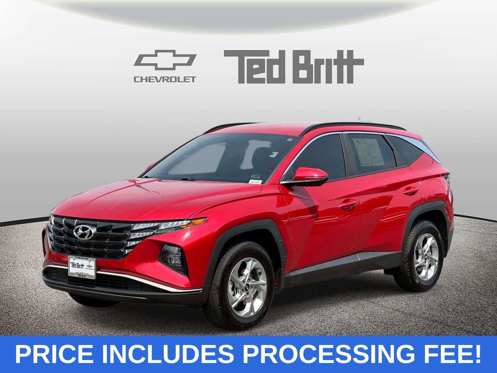 Calypso Red 2023 Hyundai Tucson SUV / Crossover All-Wheel Drive 8-Speed Automatic