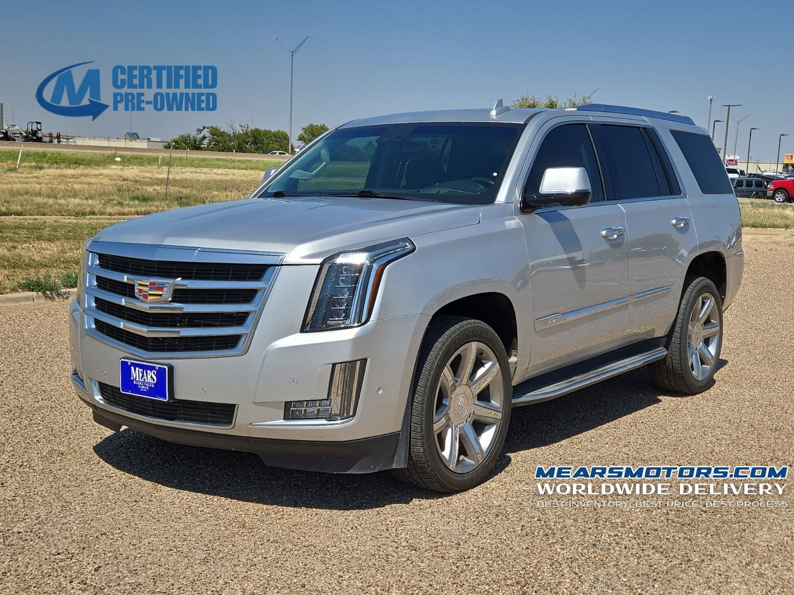 Radiant Silver Metallic 2018 Cadillac Escalade SUV / Crossover Rear-Wheel Drive