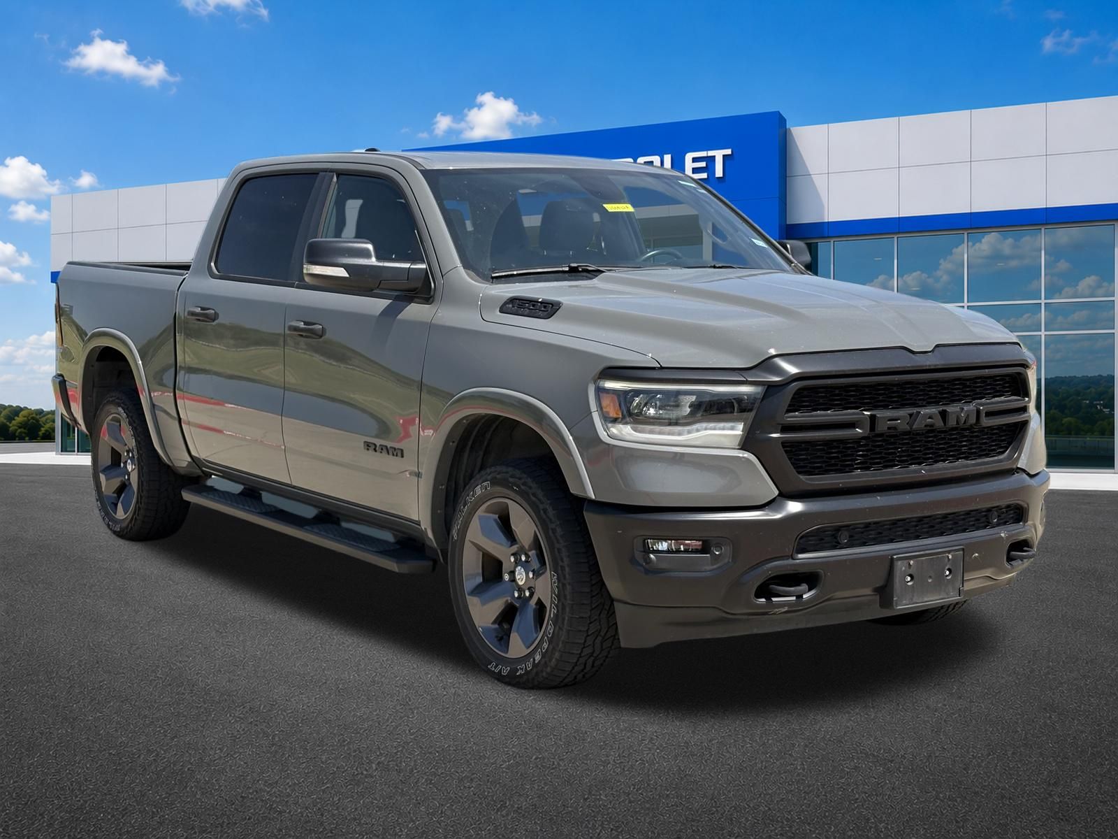 Ceramic Gray Clearcoat 2020 RAM 1500 Pickup Truck Four-Wheel Drive 8-Speed Automatic