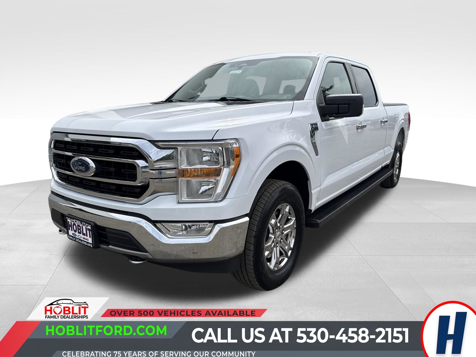 Oxford White 2021 Ford F-150 XLT SuperCrew 4WD Pickup Truck Four-Wheel Drive Automatic