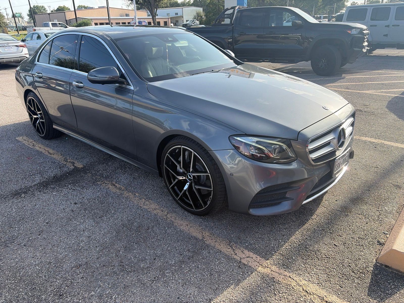 Polar White 2019 Mercedes-Benz E-Class Sedan Rear-Wheel Drive 9-Speed Automatic