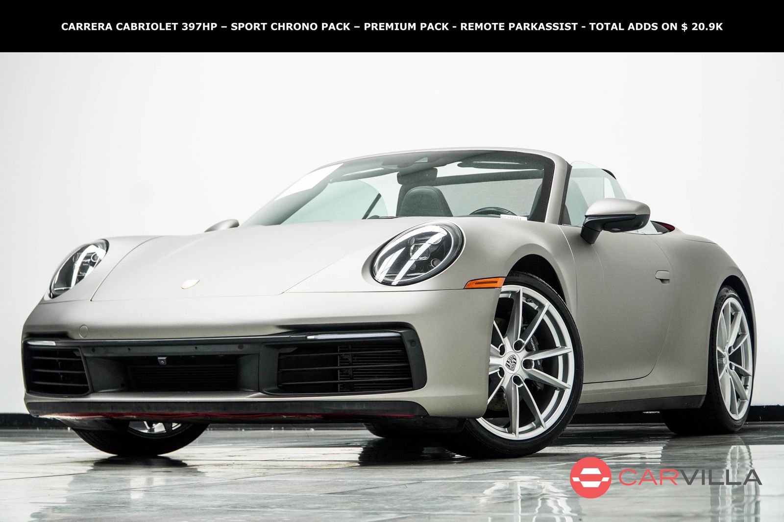 Red 2022 Porsche 911 Convertible Rear-Wheel Drive 8-Speed Automatic