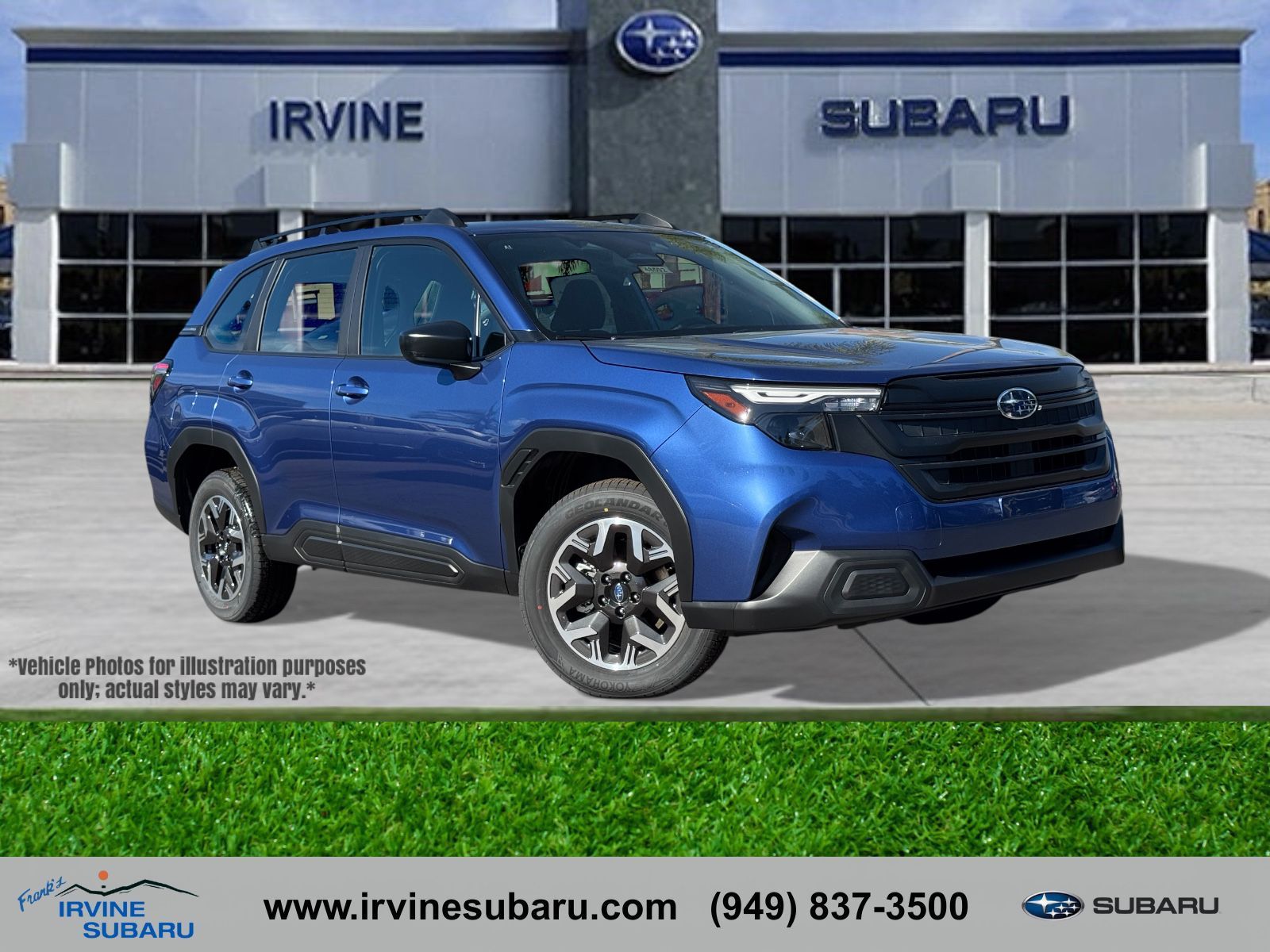 Daybreak Blue Pearl 2026 Subaru Forester Crossover AWD SUV / Crossover All-Wheel Drive Continuously Variable Transmission