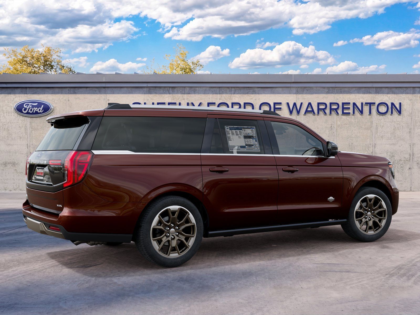 New 2027 Bronze Fire Metallic Tinted Clearcoat Ford King Ranch image 7