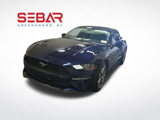 Kona Blue Metallic 2018 Ford Mustang Convertible Rear-Wheel Drive Automatic