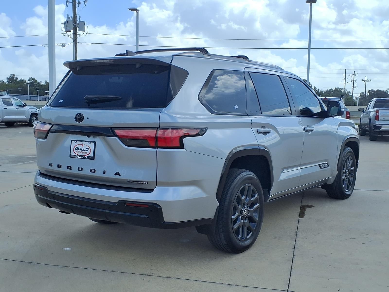 2025 Toyota Sequoia Platinum Silver at Bayway Cadillac of The Woodlands