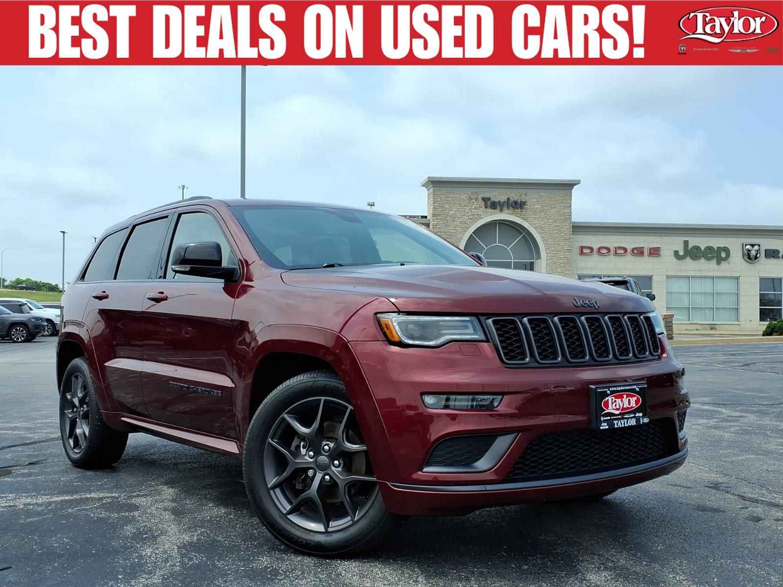 Velvet Red Pearlcoat 2019 Jeep Grand Cherokee SUV / Crossover Four-Wheel Drive 8-Speed Automatic