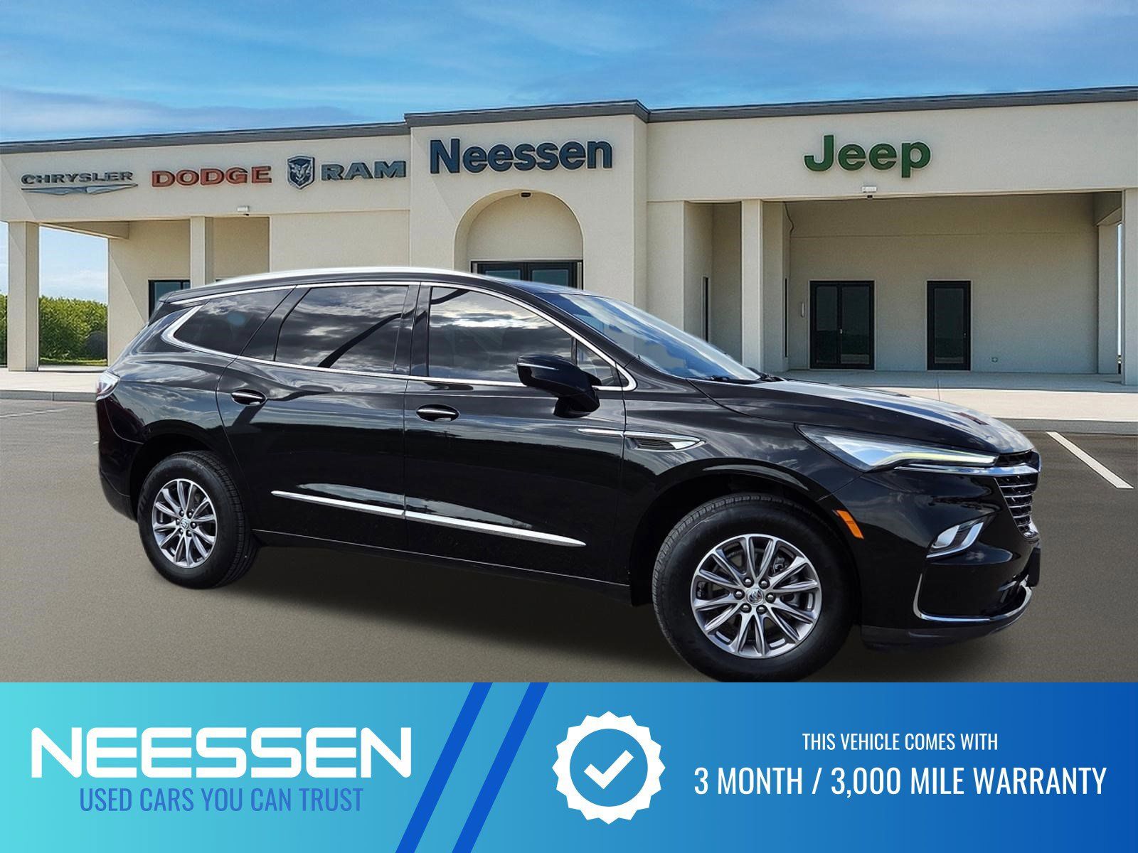 Black (Ebony Twilight Metallic) 2023 Buick Enclave Essence FWD SUV / Crossover Front-Wheel Drive 9-Speed Automatic