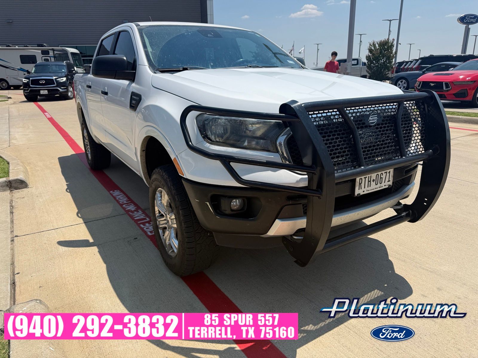 Oxford White 2020 Ford Ranger Pickup Truck Four-Wheel Drive Automatic