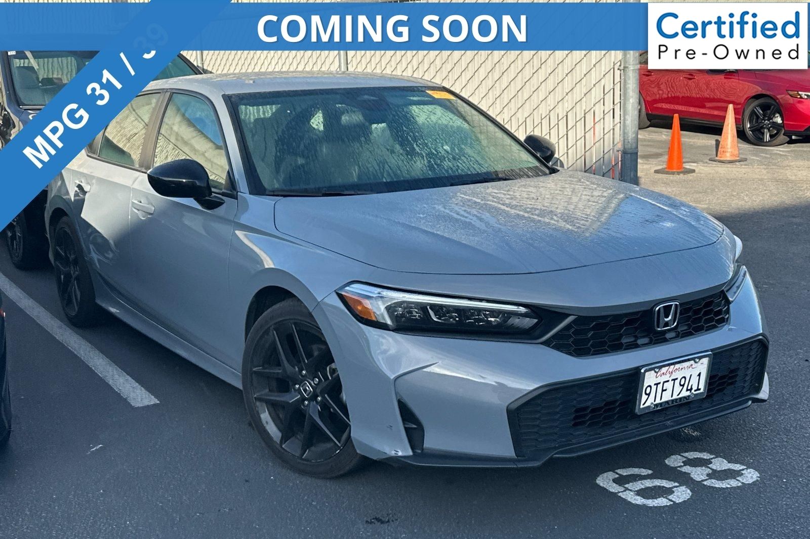 2025 Honda Civic Gris (Urban Gray Pearl) Sedán Tracción delantera Transmisión variable continua