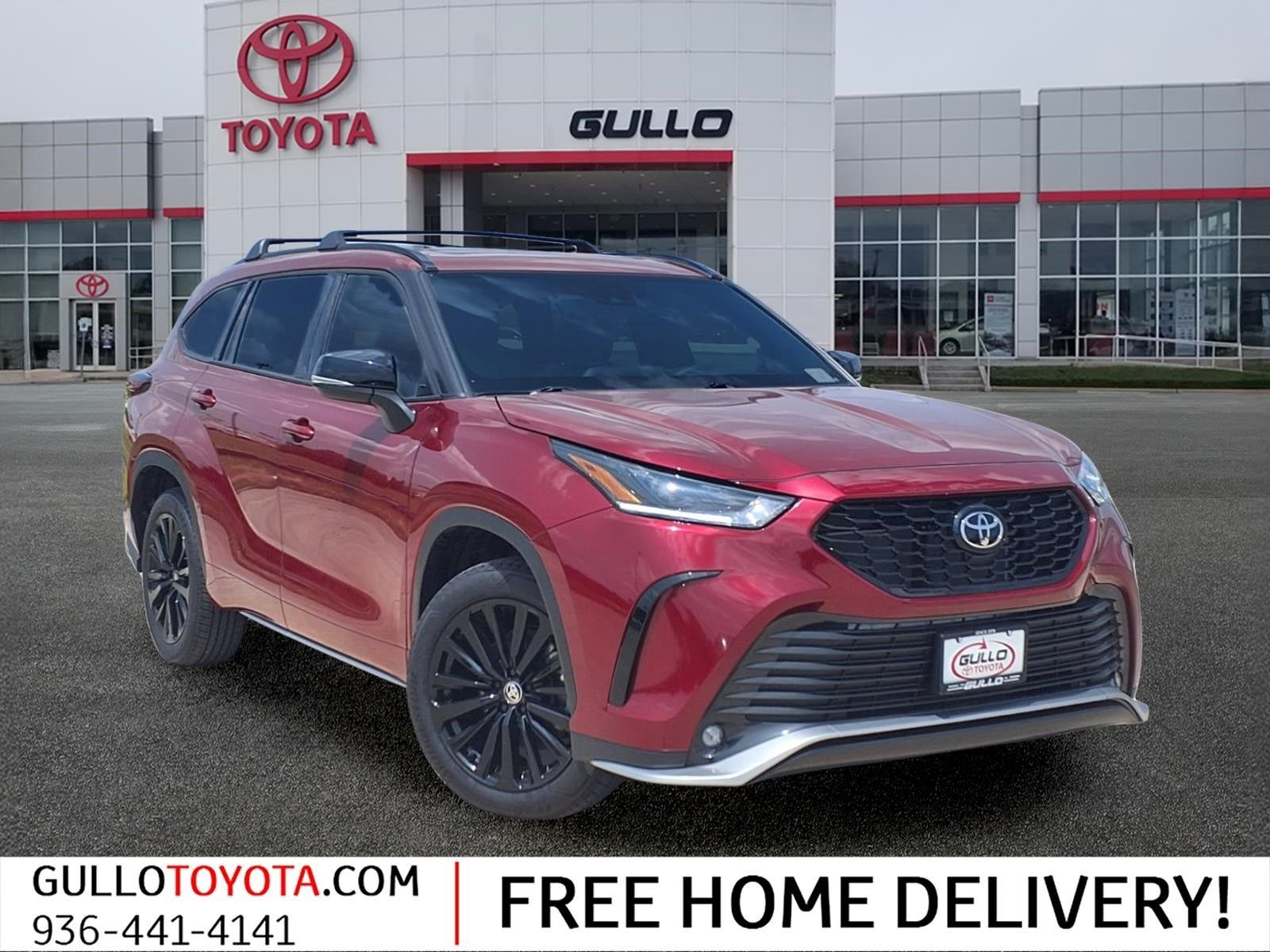 2026 Toyota Highlander XSE Red at Don McGill Toyota