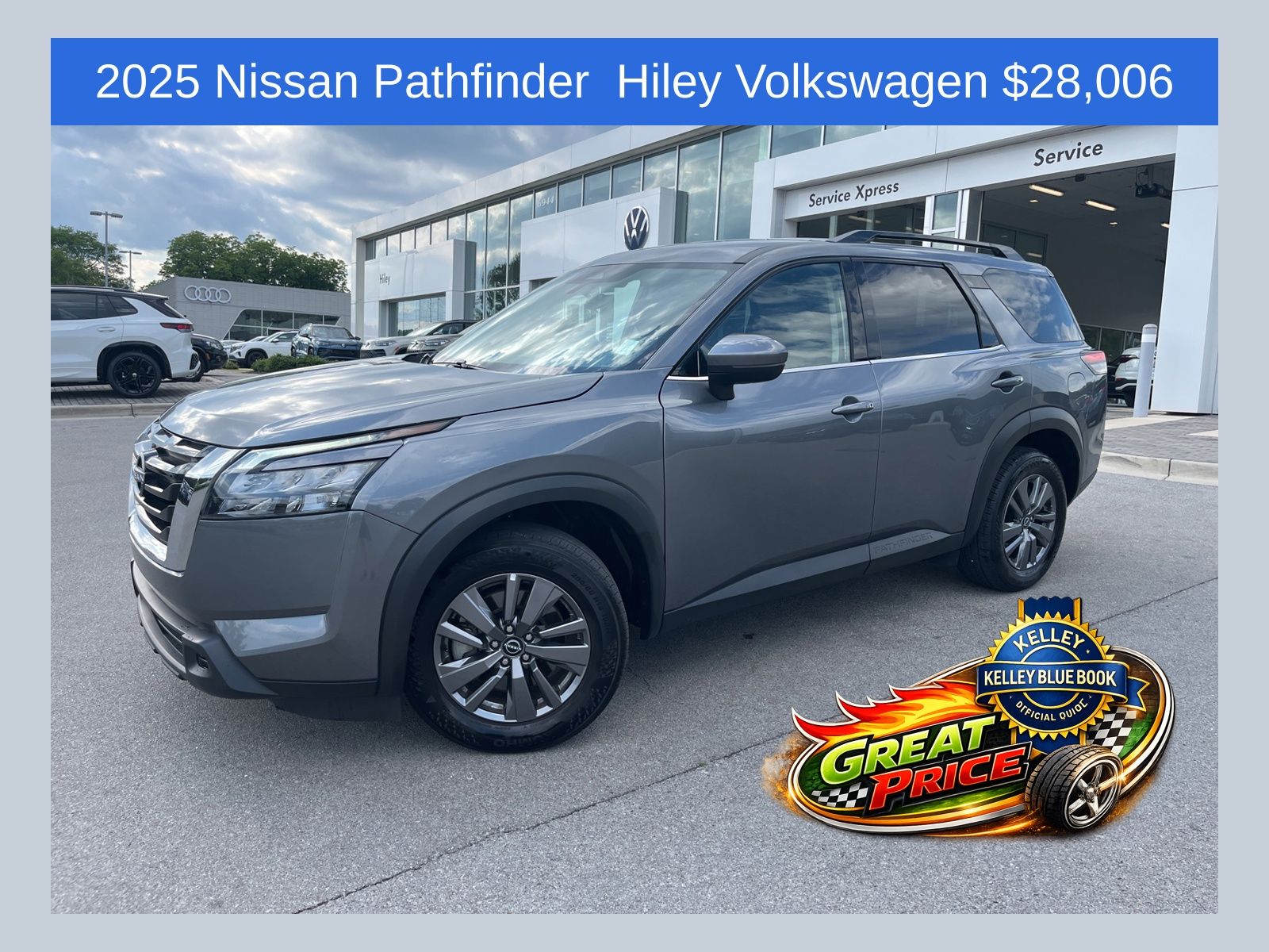Gray (Gun Metallic) 2025 Nissan Pathfinder SUV / Crossover Front-Wheel Drive 9-Speed Automatic
