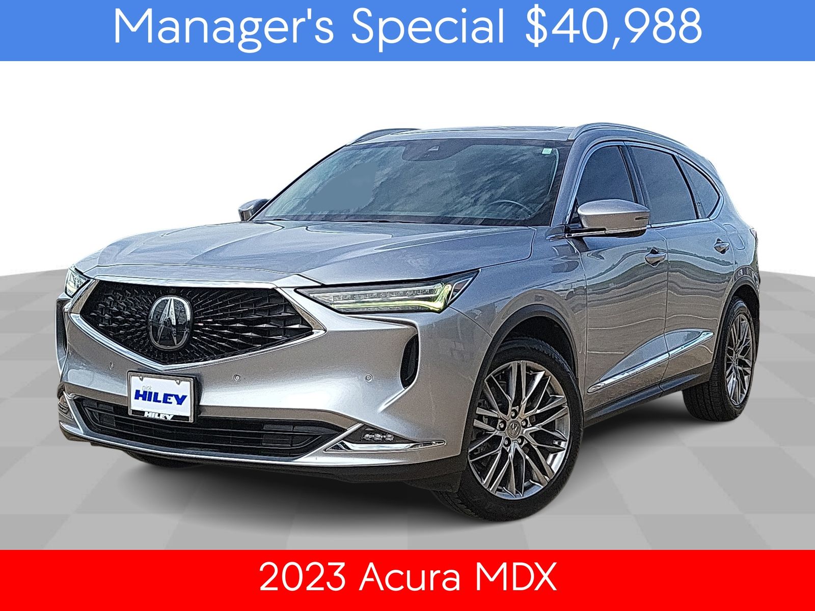 Lunar Silver Metallic 2023 Acura MDX SUV / Crossover All-Wheel Drive Automatic