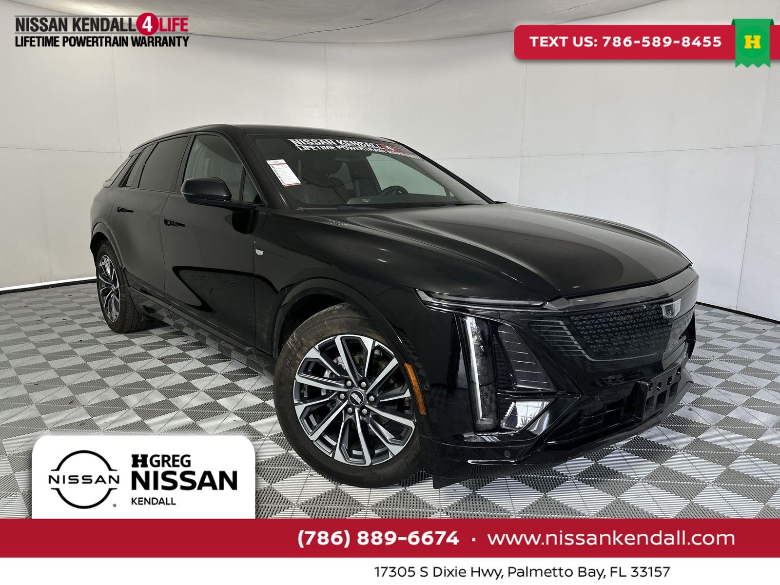 Stellar Black Metallic 2024 Cadillac LYRIQ SUV / Crossover Rear-Wheel Drive 1-Speed Automatic
