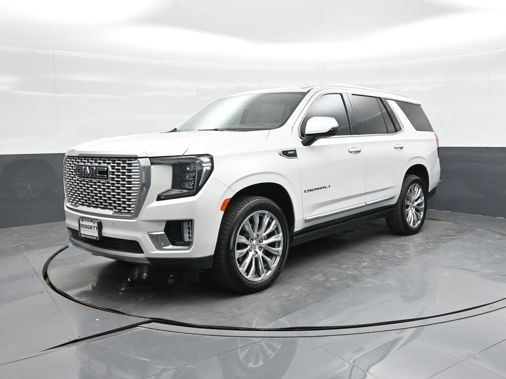 White Frost Tricoat 2023 GMC Yukon SUV / Crossover Four-Wheel Drive