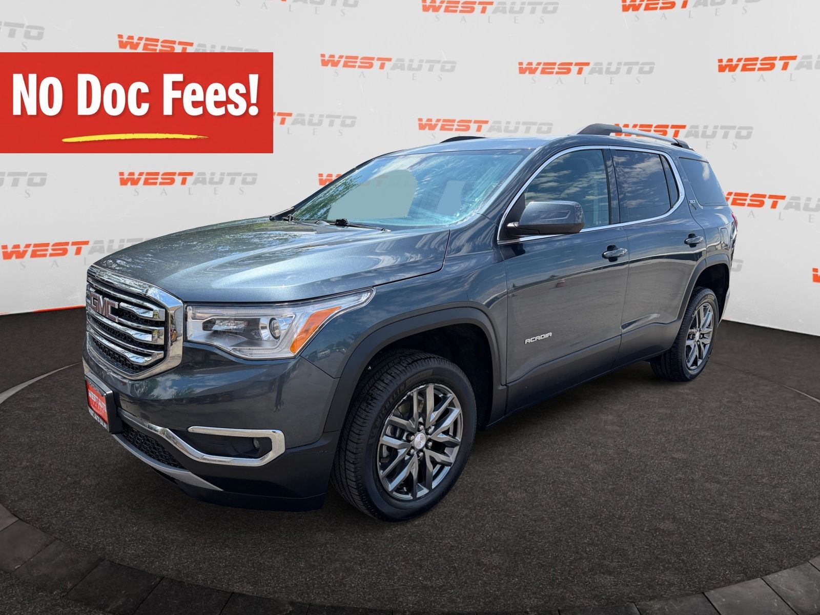 Gray (Dark Sky Metallic) 2019 GMC Acadia SUV / Crossover Four-Wheel Drive 6-Speed Automatic