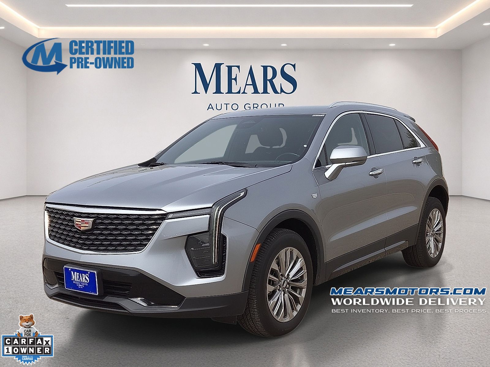Argent Silver Metallic 2024 Cadillac XT4 SUV / Crossover Four-Wheel Drive 9-Speed Automatic